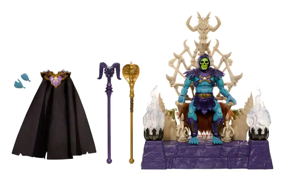 Masters of the Universe: New Eternia Masterverse Action Figure Skeletor & Throne 18 cm termékfotó