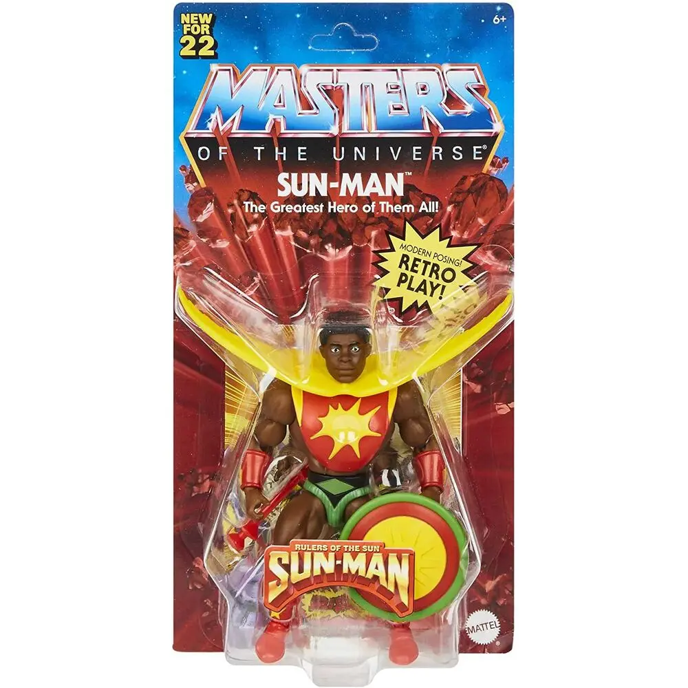 Masters of the Universe Origins 2022 Sun-Man akciófigura 14 cm termékfotó