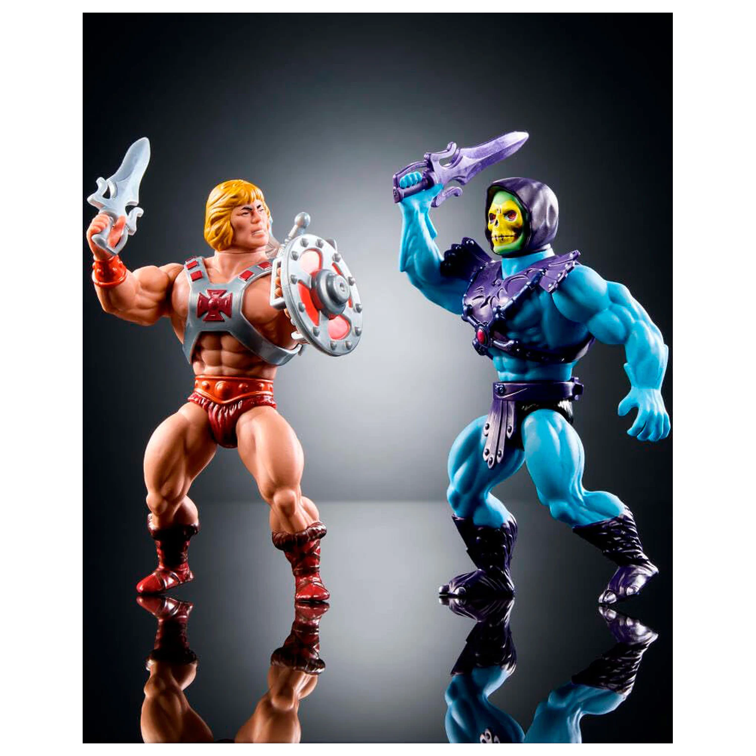 Masters of the Universe Origins 80 Anniversary Mattel He-Man and Skeletor 2db-os figura csomag 14cm termékfotó