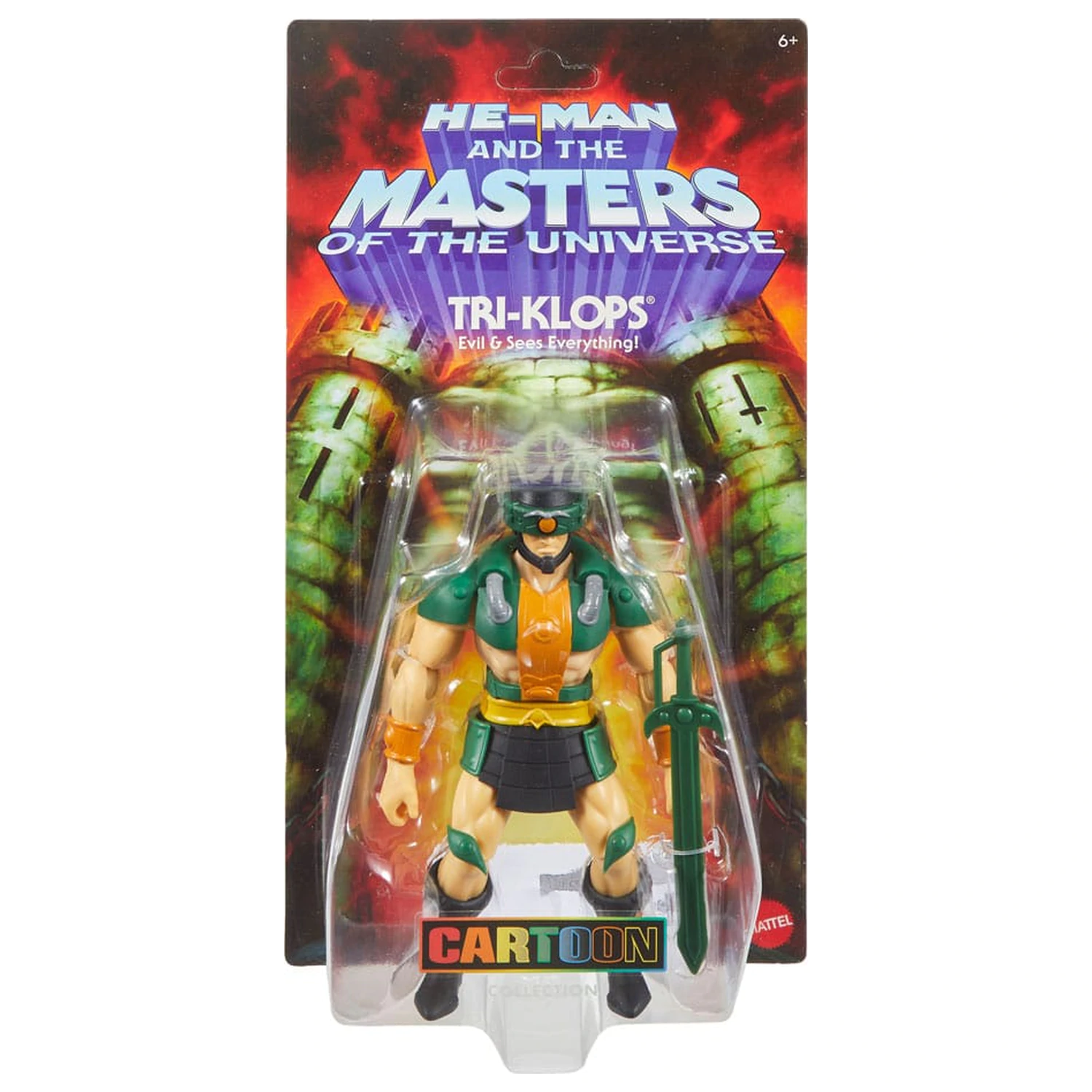 Masters of the Universe Origins akciófigura Cartoon Collection: Tri-Klops 14 cm termékfotó