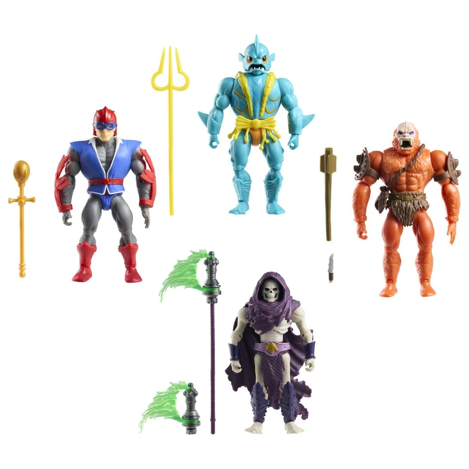 Masters of the Universe Origins Battle for Subternia 4 db-os akciófigura csomag 14 cm termékfotó