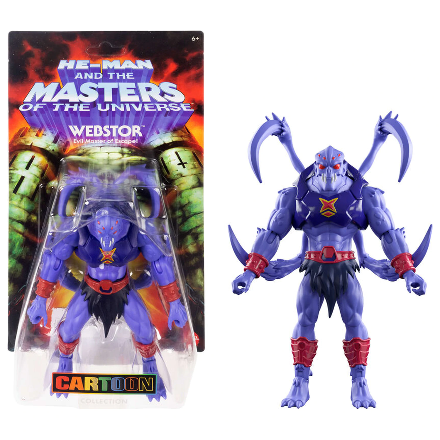 Masters of the Universe Origins Cartoon Collection Webstor figura 14cm termékfotó