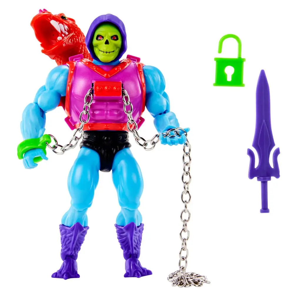 Masters of the Universe Origins Deluxe Dragon Blaster Skeletor akciófigura 14 cm termékfotó