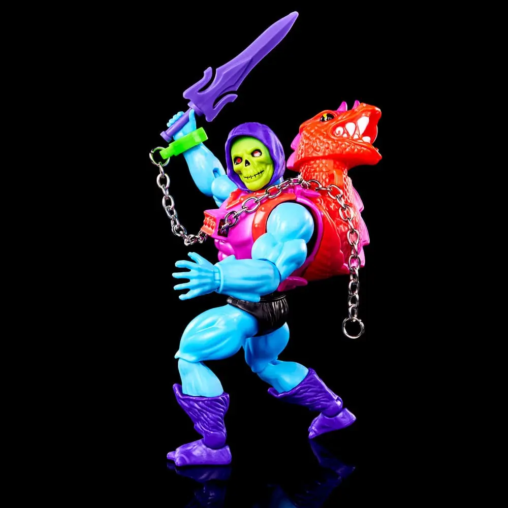 Masters of the Universe Origins Deluxe Dragon Blaster Skeletor akciófigura 14 cm termékfotó