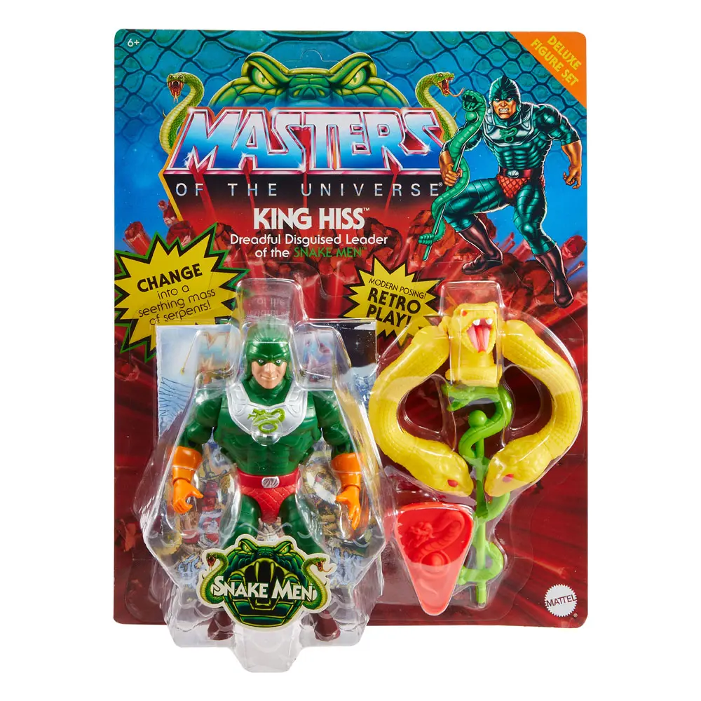 Masters of the Universe Origins Deluxe King Hiss akciófigura 14 cm termékfotó