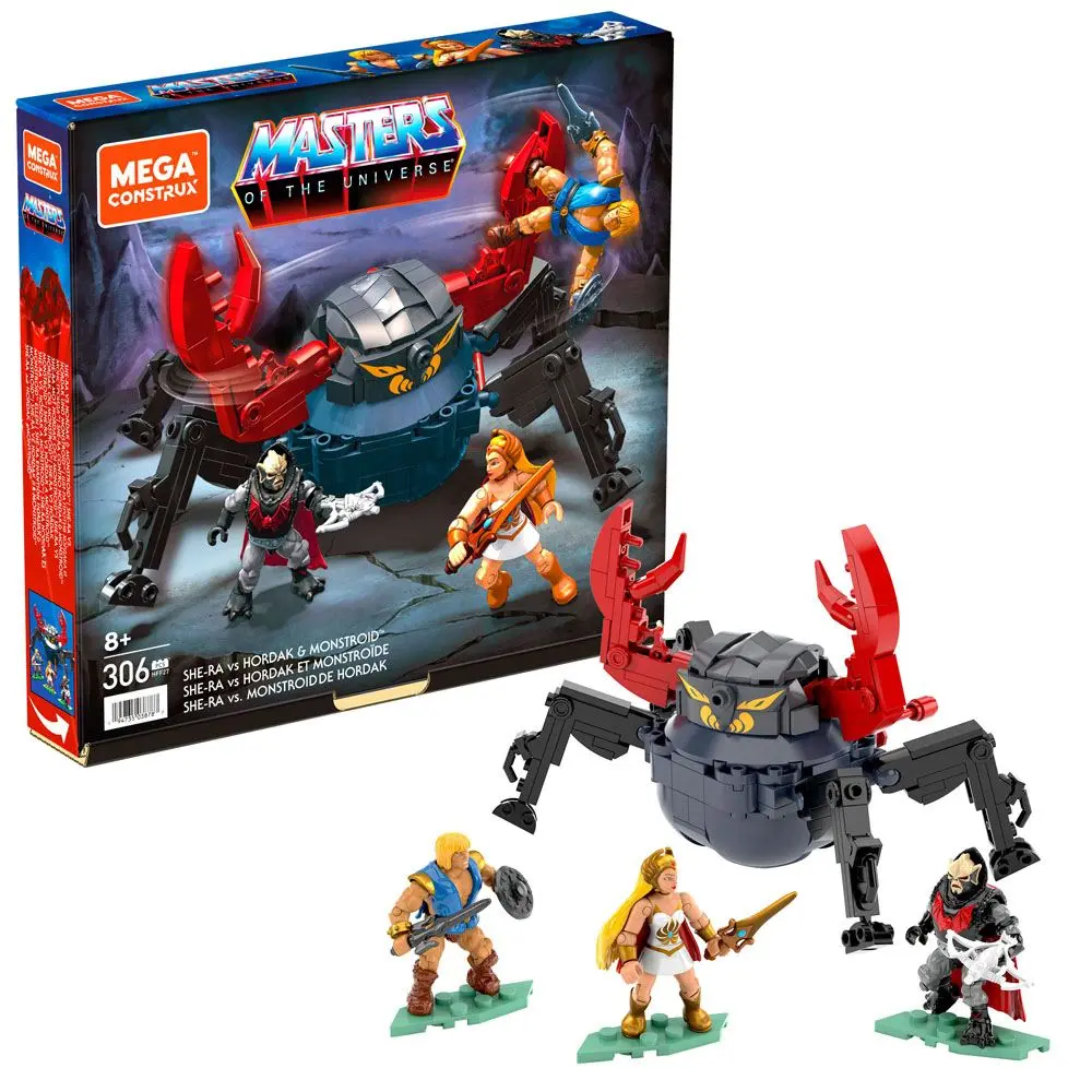 Masters of the Universe Origins Mega Construx Construction Set She-Ra vs Hordak &amp; Monstroid 12 cm termékfotó