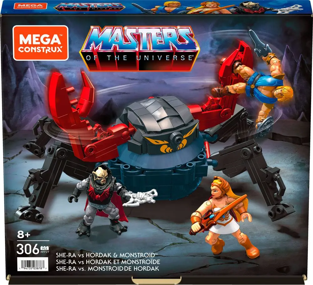 Masters of the Universe Origins Mega Construx Construction Set She-Ra vs Hordak &amp; Monstroid 12 cm termékfotó