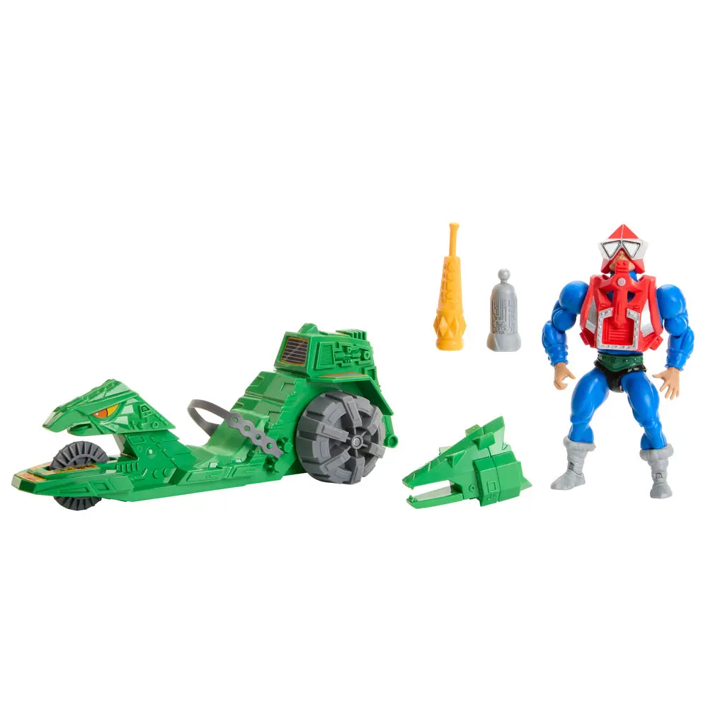 Masters of the Universe Origins Mekaneck &amp; Ground Ripper akciófigura és jármű 14 cm termékfotó