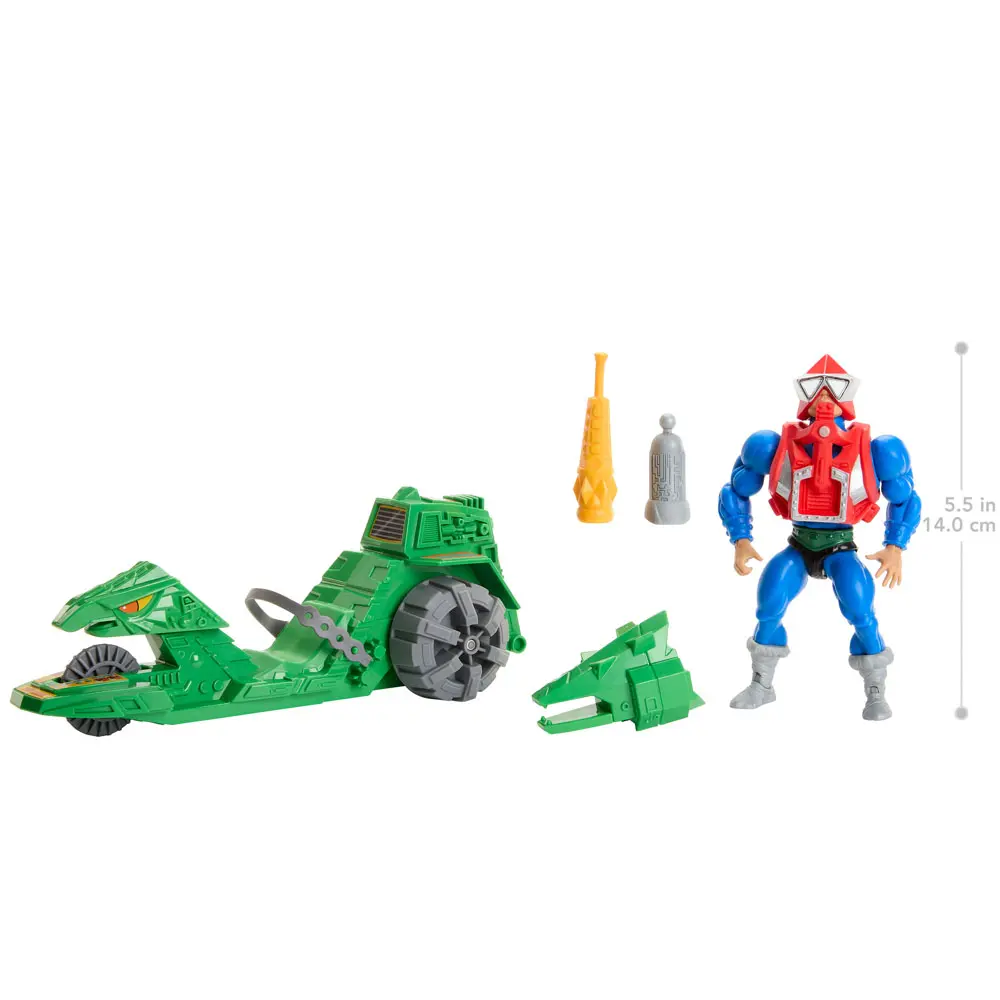 Masters of the Universe Origins Mekaneck &amp; Ground Ripper akciófigura és jármű 14 cm termékfotó