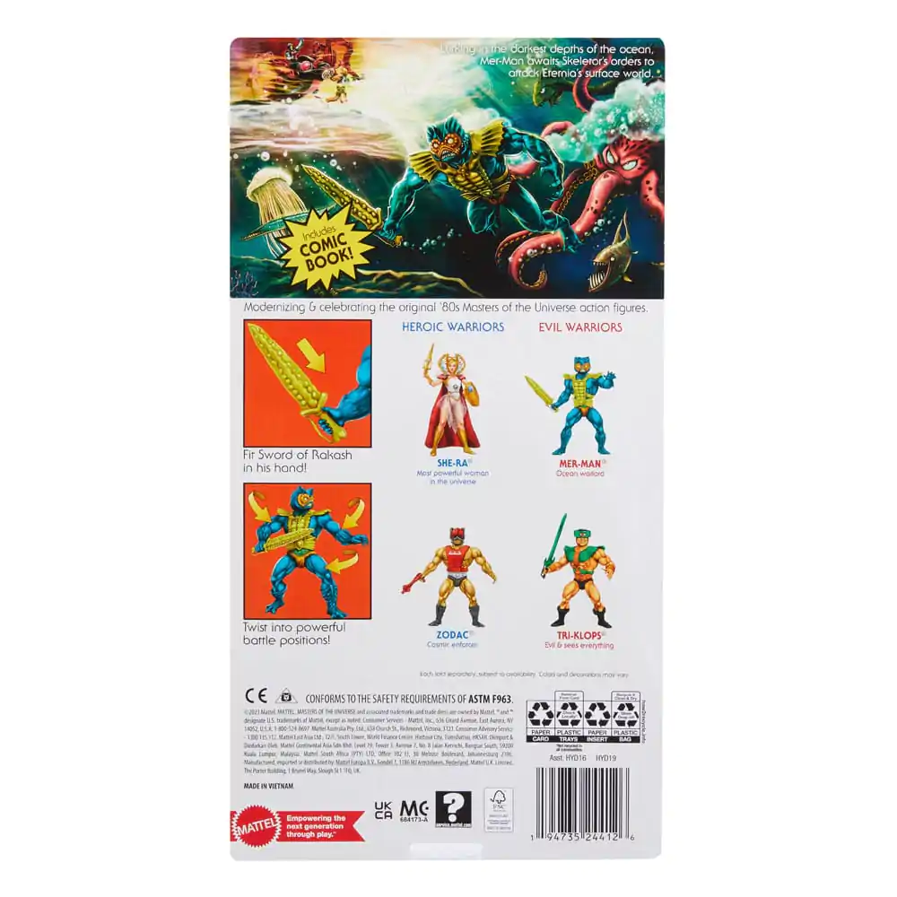 Masters of the Universe Origins Mer-Man akciófigura 14 cm termékfotó
