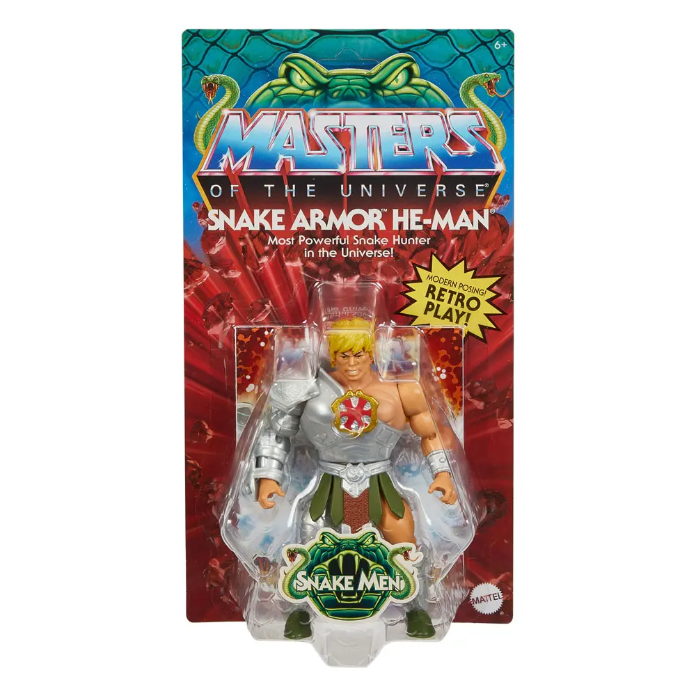 Masters of the Universe Origins Snake Armor He-Man akciófigura 14 cm termékfotó