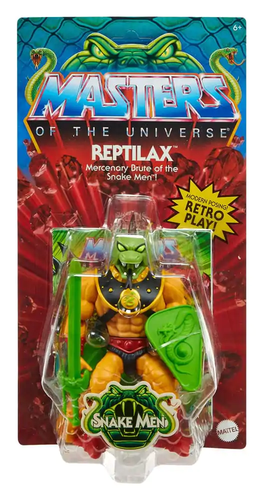Masters of the Universe Origins Snake Men: Reptilax akciófigura 14 cm termékfotó