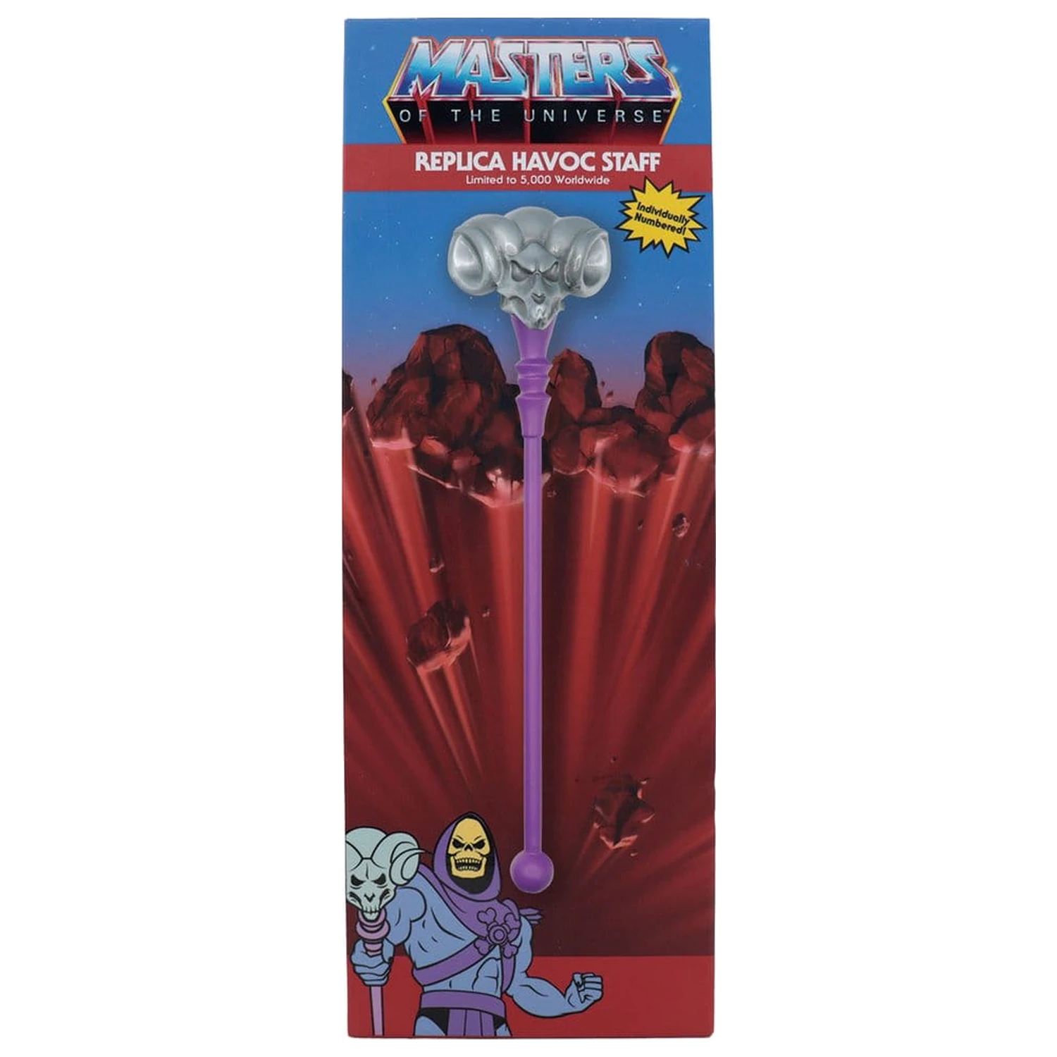 Masters of the Universe replika Miniature Havoc Staff Limitált kiadás 18 cm termékfotó