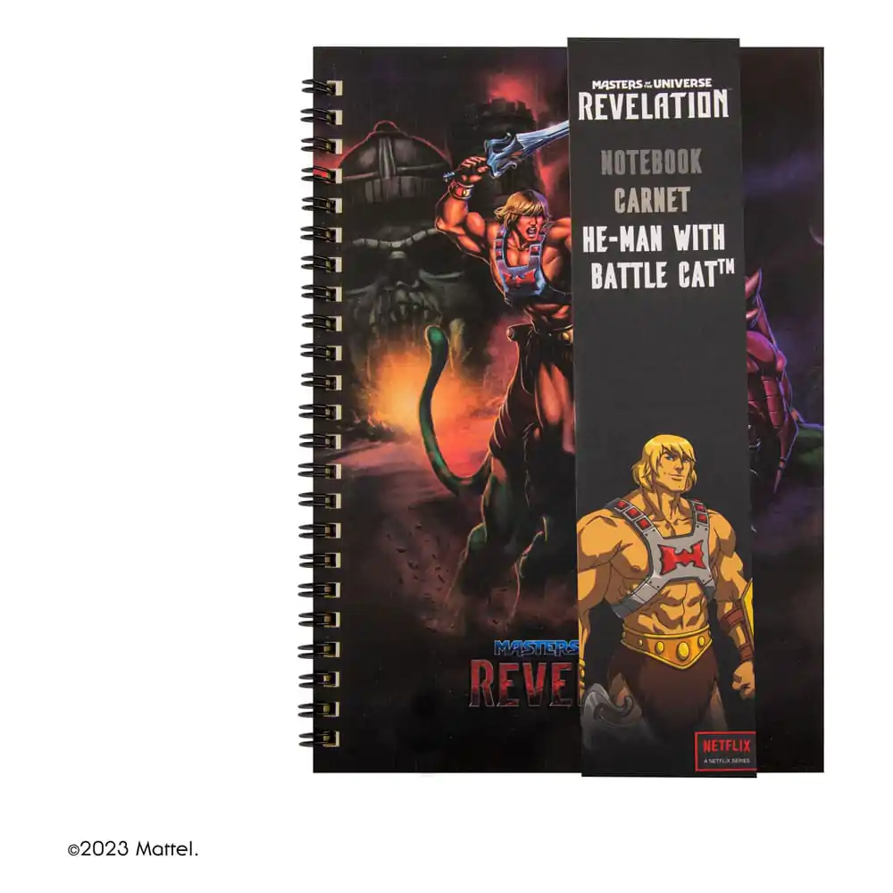 Masters of the Universe - Revelation: He-Man with Battle Cat jegyzetfüzet termékfotó