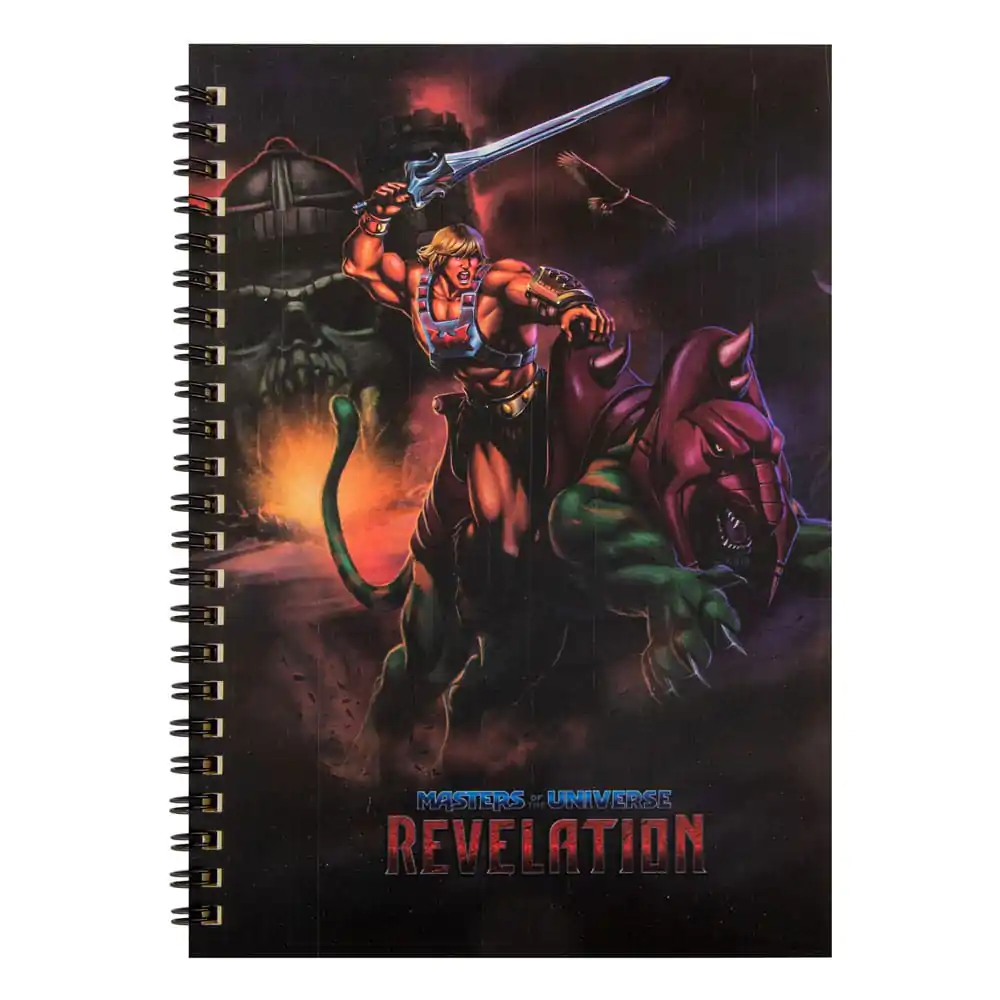 Masters of the Universe - Revelation: He-Man with Battle Cat jegyzetfüzet termékfotó