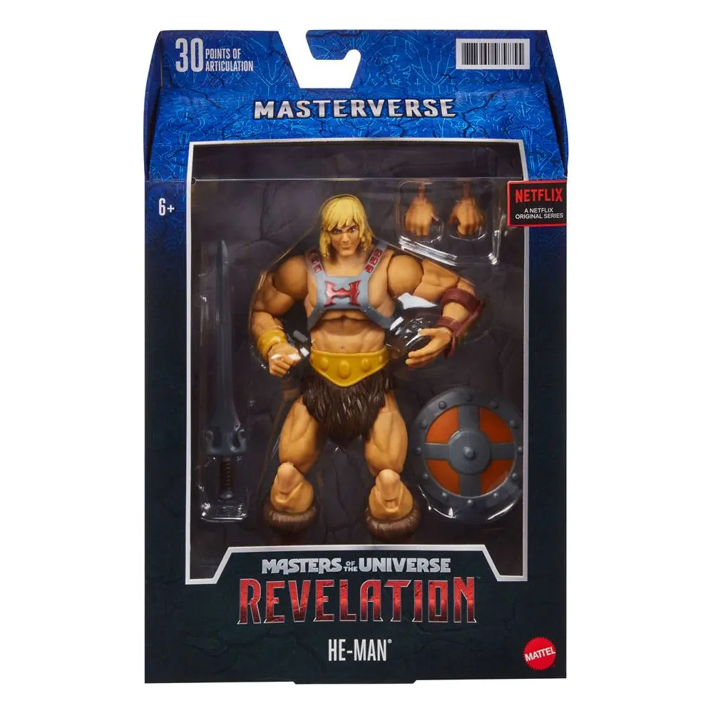 Masters of the Universe: Revelation Masterverse 2021 He-Man akciófigura 18 cm termékfotó