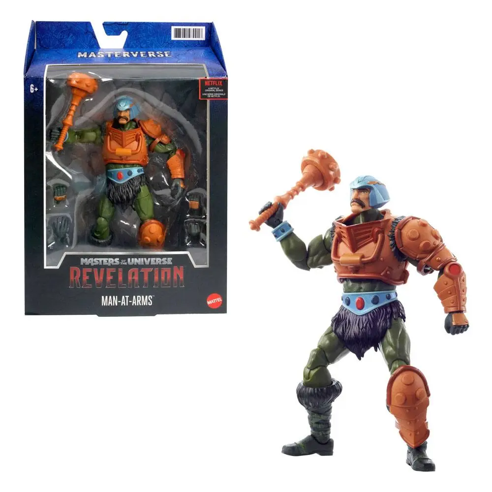 Masters of the Universe: Revelation Masterverse 2021 Man-At-Arms akciófigura 18 cm termékfotó