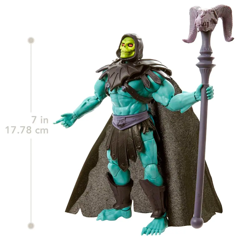 Masters of the Universe New Eternia Masterverse 2022 Barbarian Skeletor akciófigura 18 cm termékfotó