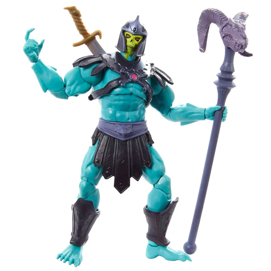 Masters of the Universe New Eternia Masterverse 2022 Barbarian Skeletor akciófigura 18 cm termékfotó