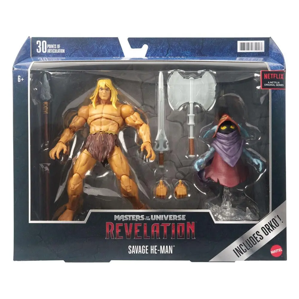 Masters of the Universe Revelation Masterverse He-Man Savage figura 18 cm termékfotó