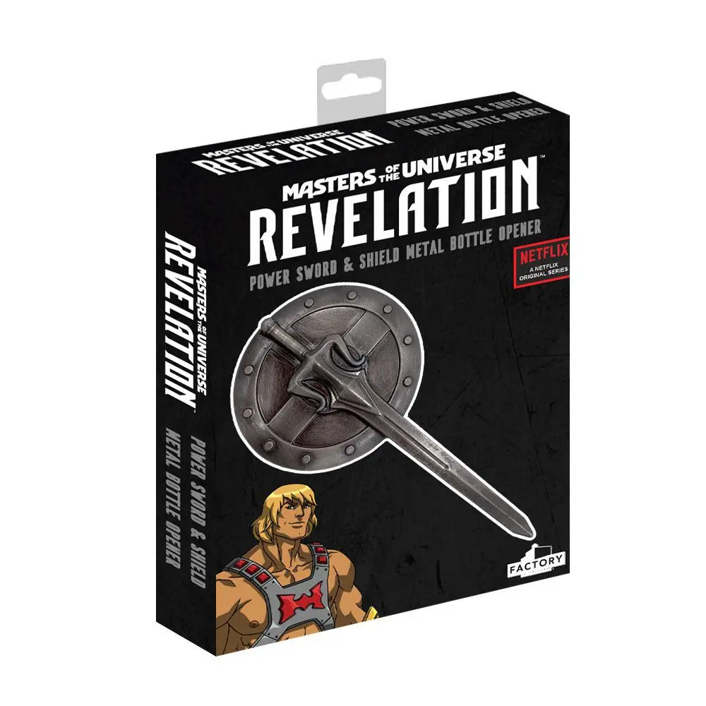 Masters Of The Universe Revelation Power Sword And Shield sörnyitó 13 cm termékfotó