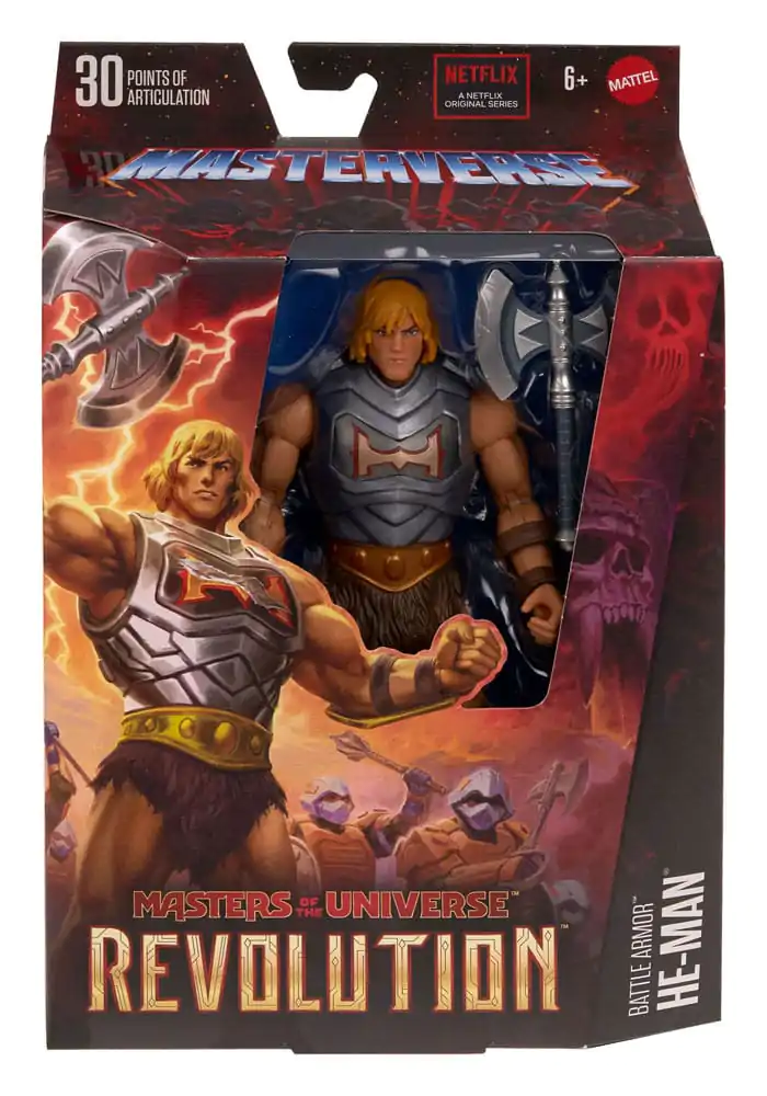 Masters of the Universe: Revolution Masterverse Action Figure Battle Armor He-Man 18 cm termékfotó