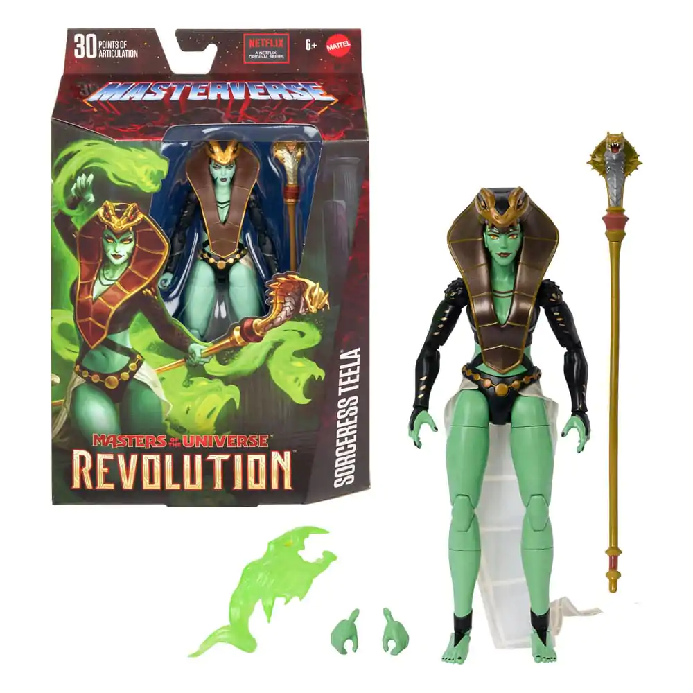 Masters of the Universe: Revolution Masterverse Snake Sorceress Teela akciófigura 18 cm termékfotó