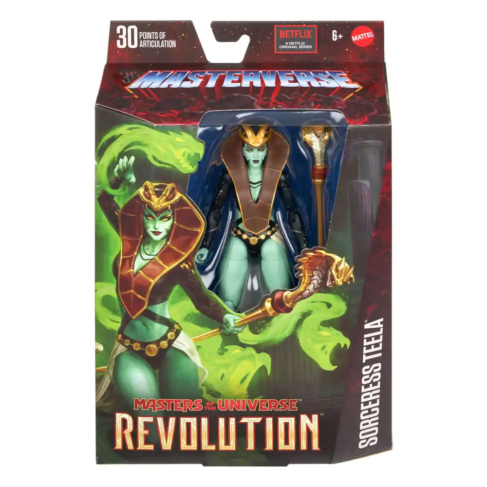 Masters of the Universe: Revolution Masterverse Snake Sorceress Teela akciófigura 18 cm termékfotó