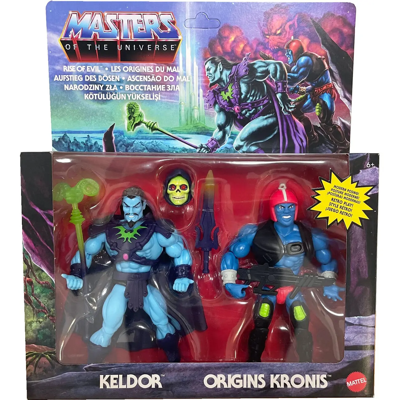Masters of the Universe Rise of Evil Keldor és Kronis 2db-os figura csomag 14cm termékfotó