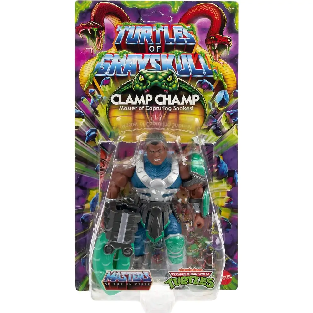 Masters of the Universe Turtles of Grayskull Clamp Champ figura 14cm termékfotó