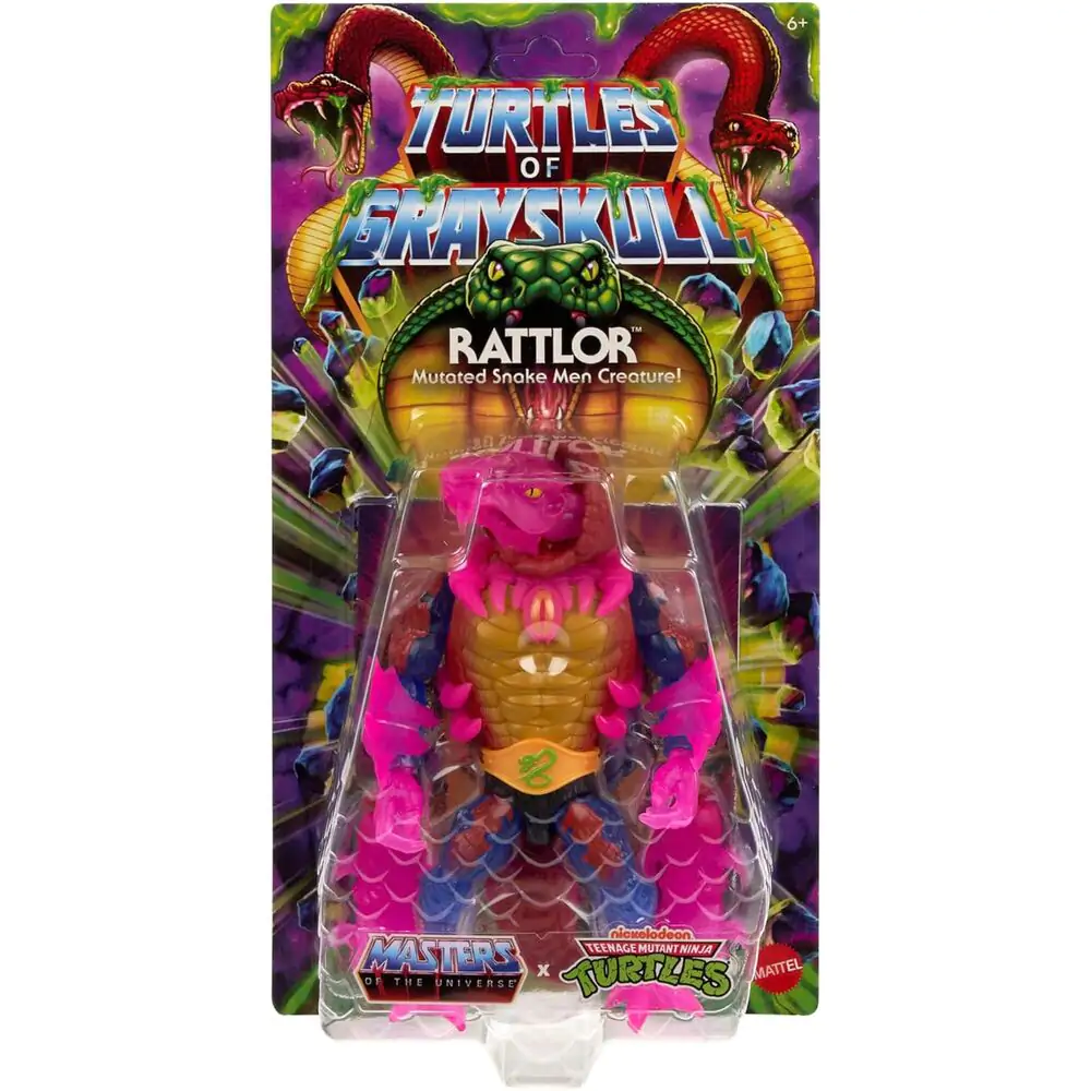 Masters of the Universe Turtles of Grayskull Rattlor figura 14cm termékfotó