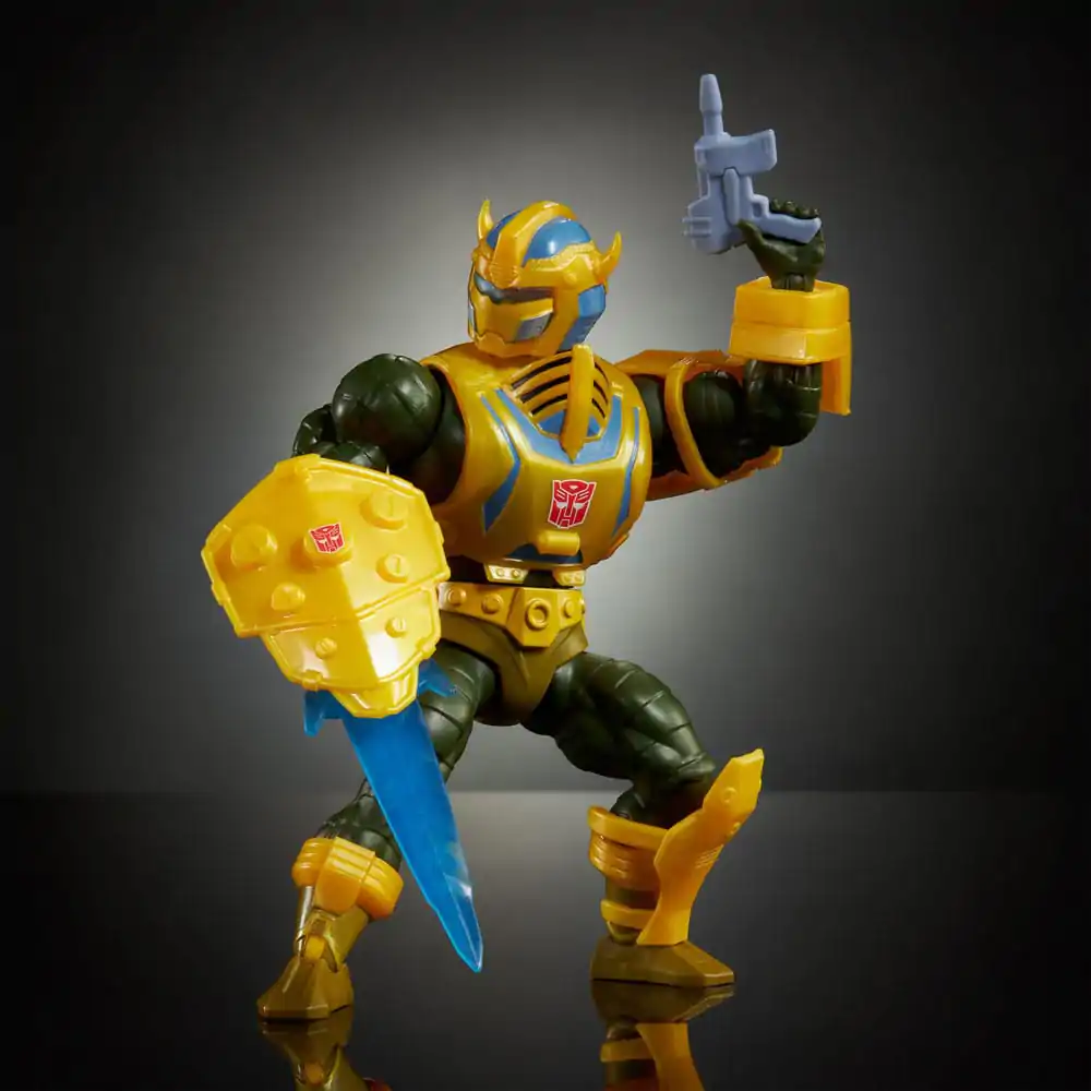 Masters of the Universe x Transformers Bumblebee Armor Man-At-Arms Exkluzív akciófigura 14 cm termékfotó