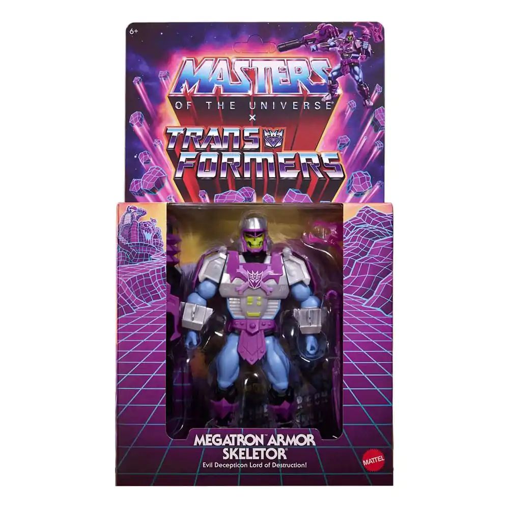 Masters of the Universe x Transformers Megatron Armor Skeletor  Exkluzív akciófigura 14 cm termékfotó