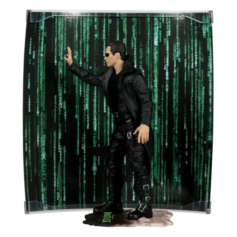 Matrix Movie Maniacs Neo szobor figura 15 cm termékfotó