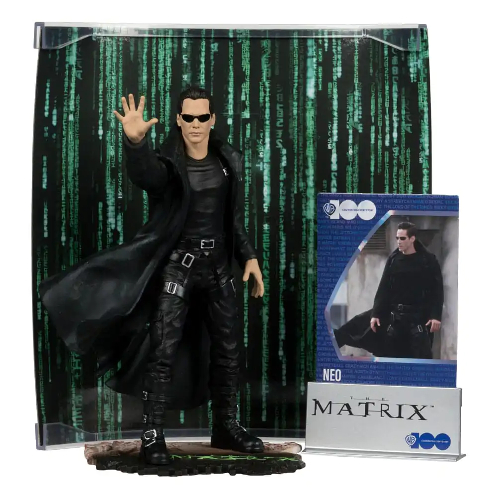 Matrix Movie Maniacs Neo szobor figura 15 cm termékfotó