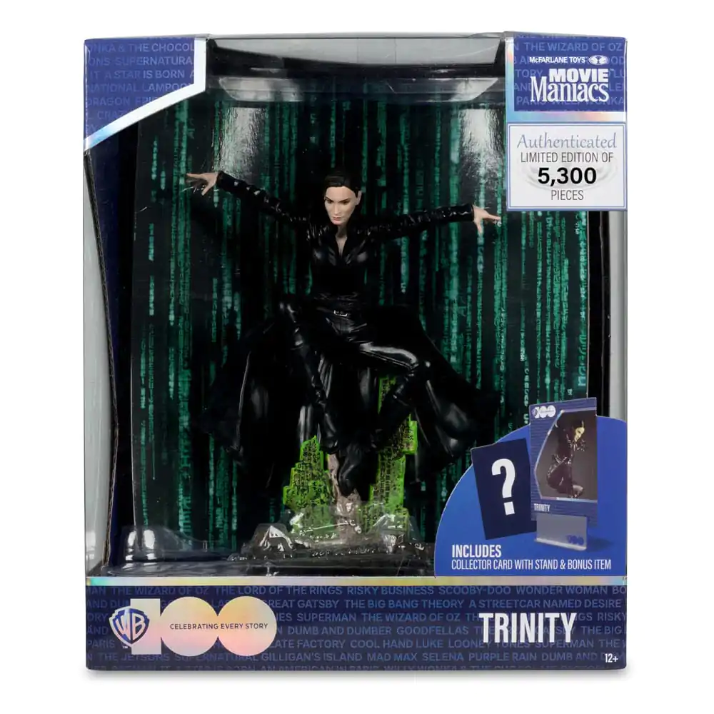 Matrix Movie Maniacs Trinity akciófigura 15 cm termékfotó