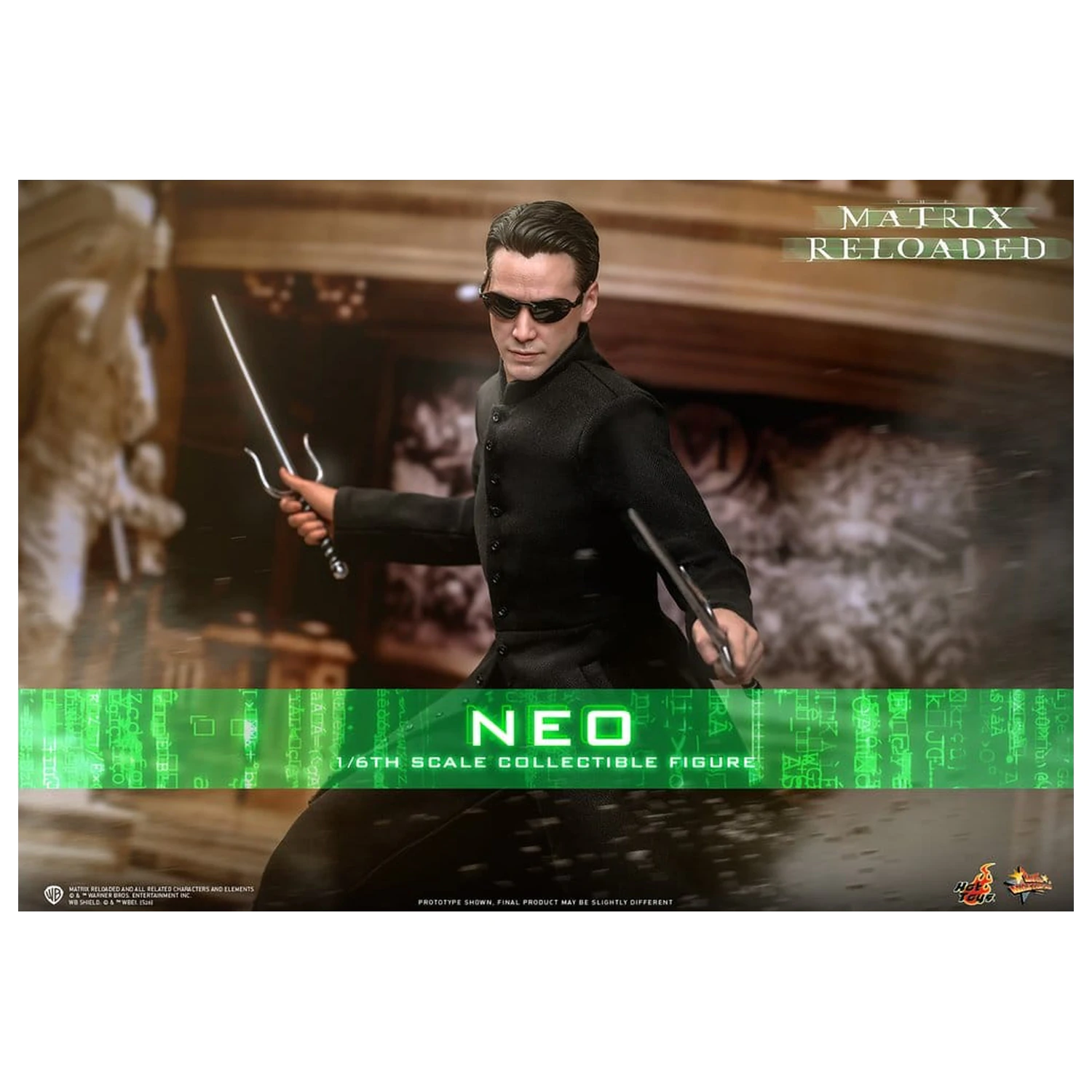 Matrix Movie Masterpiece 1/6 Neo akciófigura 31 cm termékfotó