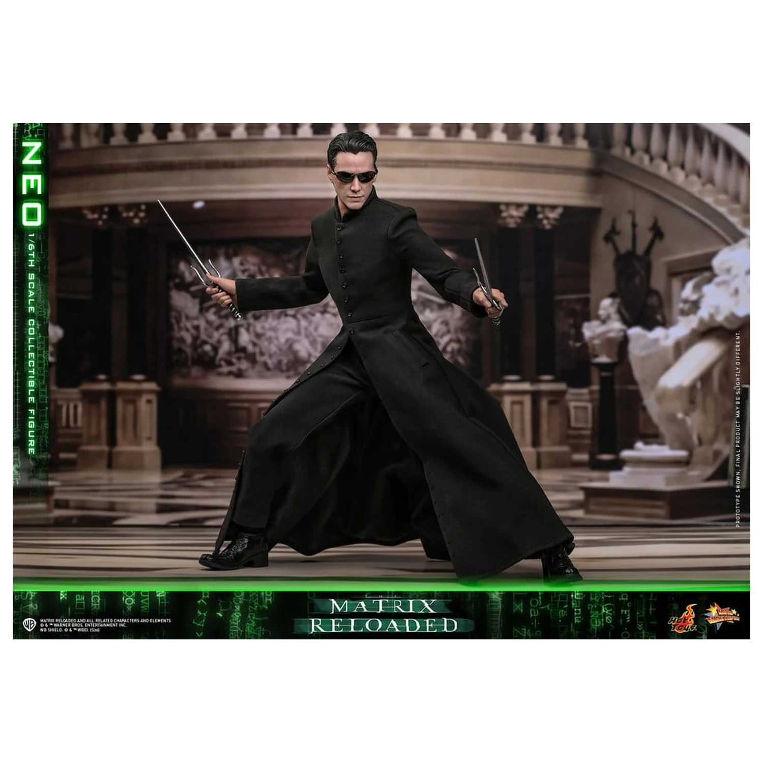 Matrix Movie Masterpiece 1/6 Neo akciófigura 31 cm termékfotó