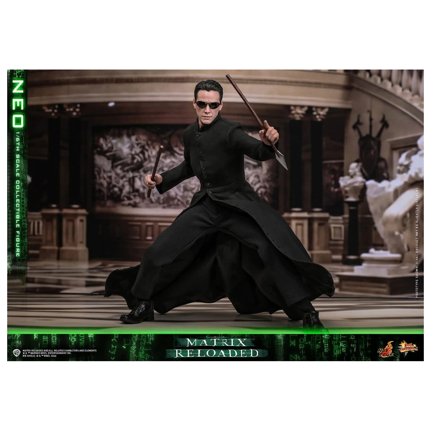 Matrix Movie Masterpiece 1/6 Neo akciófigura 31 cm termékfotó
