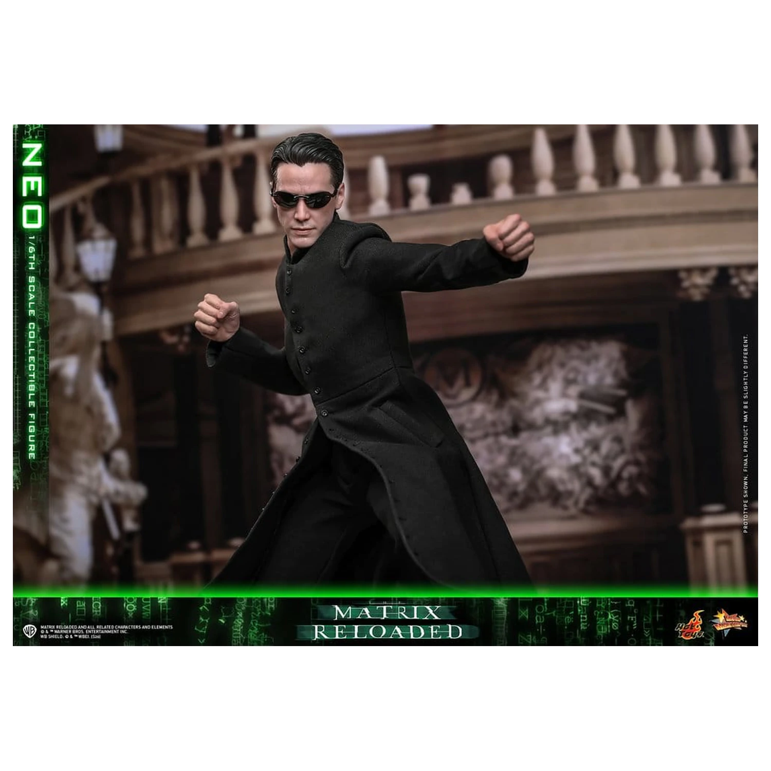 Matrix Movie Masterpiece 1/6 Neo akciófigura 31 cm termékfotó