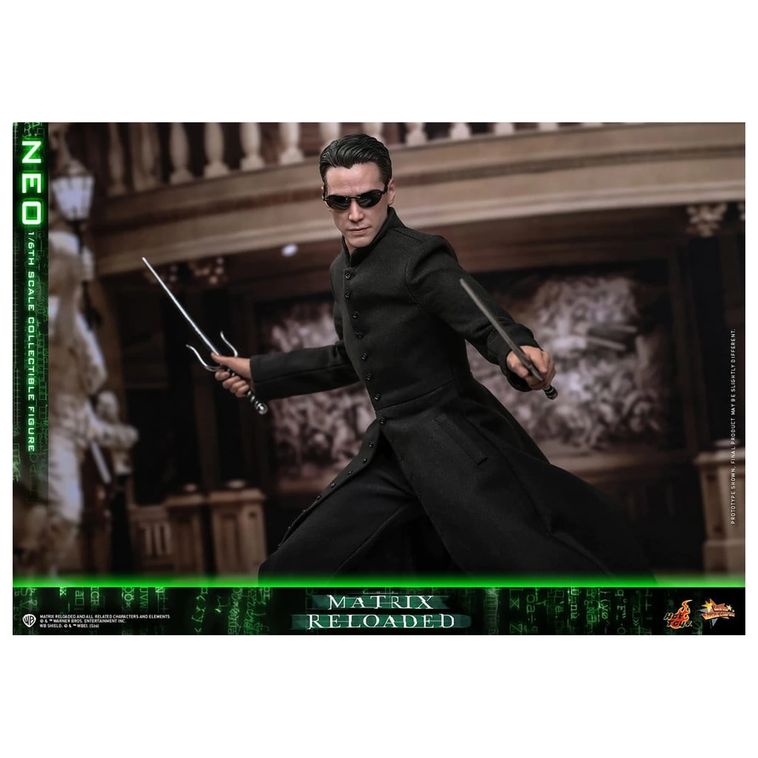 Matrix Movie Masterpiece 1/6 Neo akciófigura 31 cm termékfotó