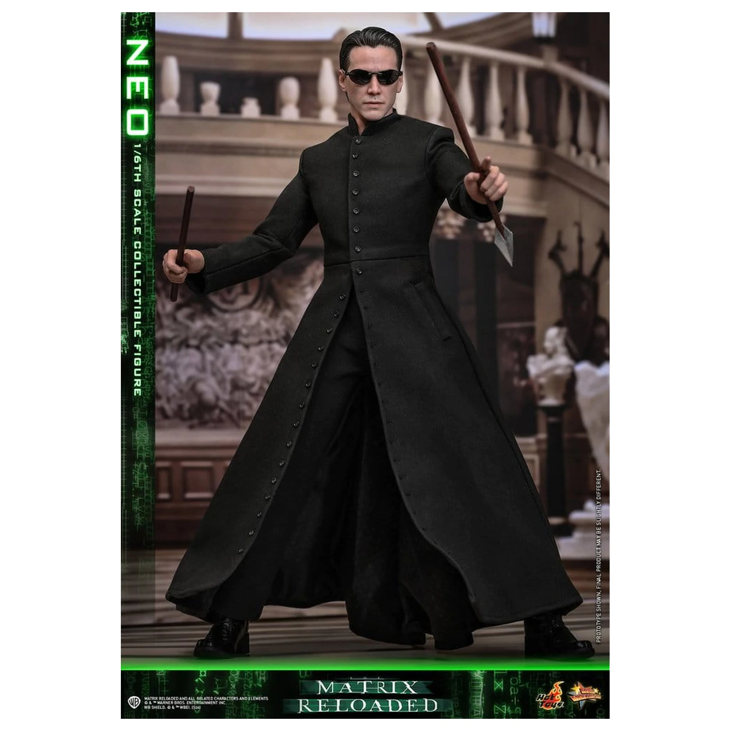 Matrix Movie Masterpiece 1/6 Neo akciófigura 31 cm termékfotó