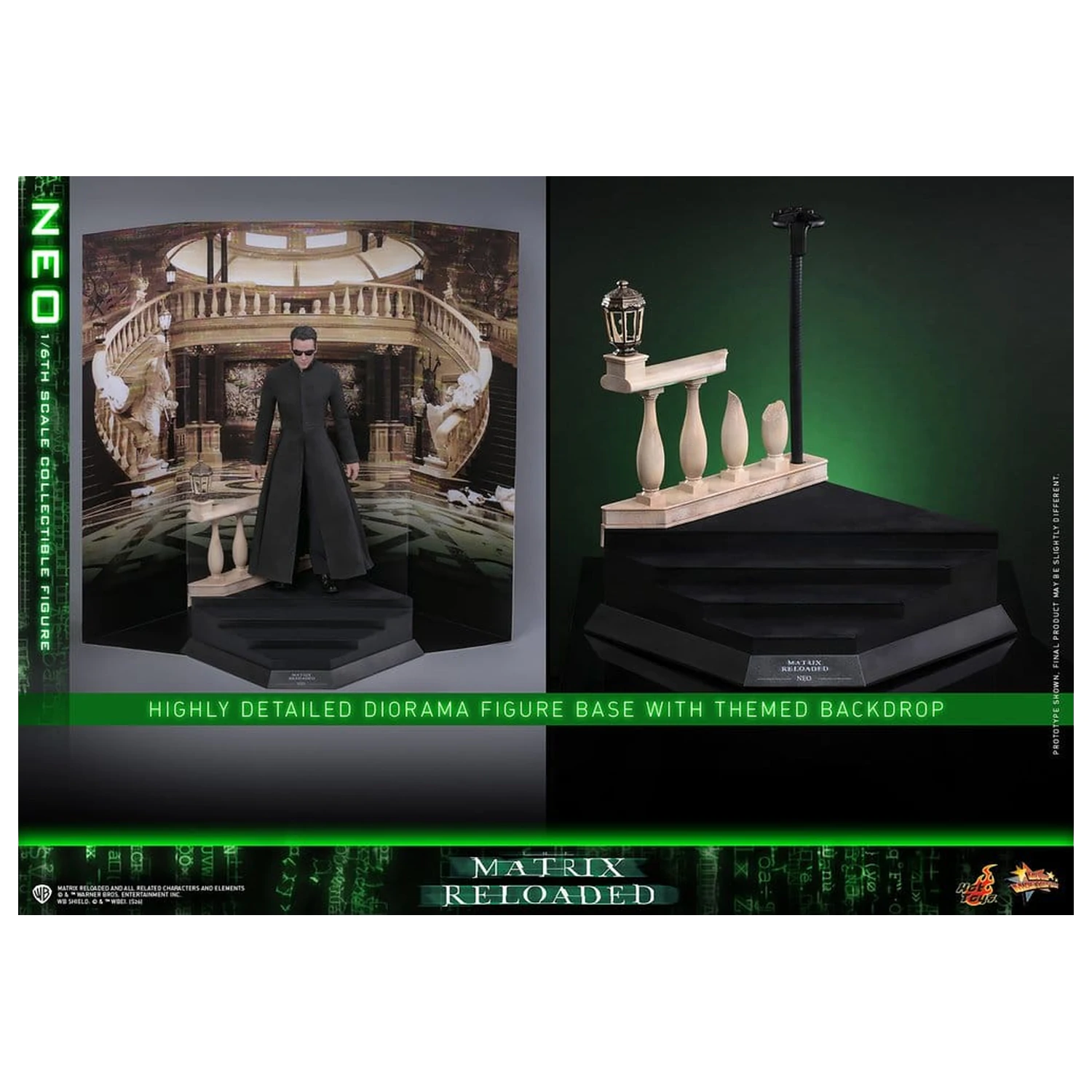 Matrix Movie Masterpiece 1/6 Neo akciófigura 31 cm termékfotó