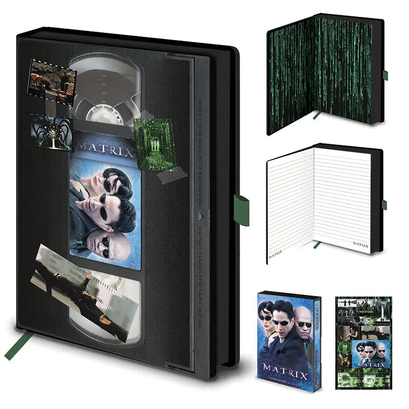 Matrix VHS A5 jegyzetfüzet termékfotó