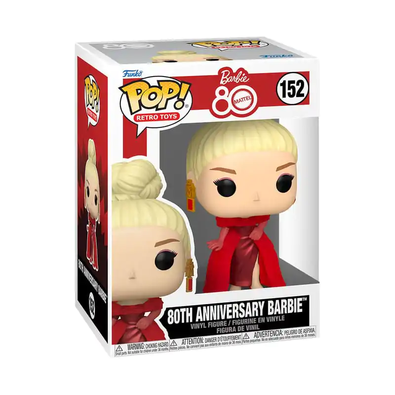 Mattel 80th Anniversary Funko POP! Retro Toys Vinyl figura Barbie 9 cm termékfotó