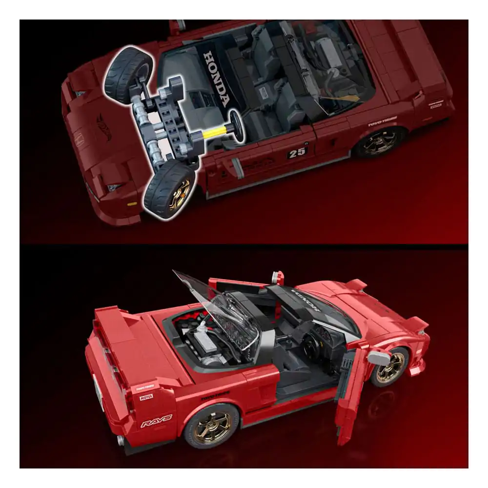 Mattel Brick Shop Hot Wheels Elite Series 1/16 &#039;90 Acura NSX építőkészlet termékfotó