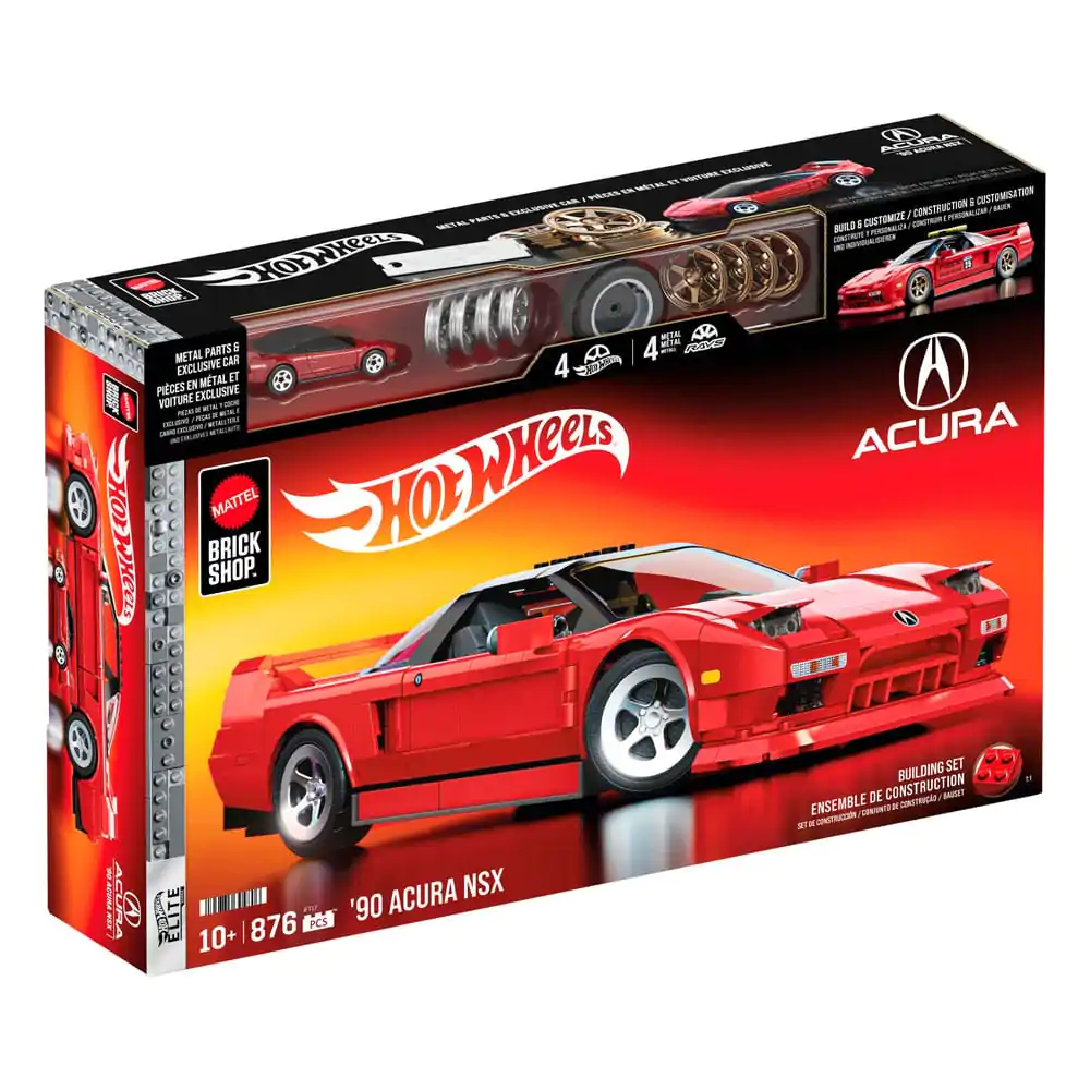 Mattel Brick Shop Hot Wheels Elite Series 1/16 &#039;90 Acura NSX építőkészlet termékfotó