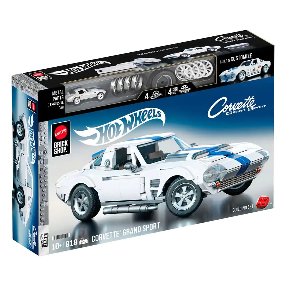 Mattel Brick Shop Hot Wheels Elite Series 1/16 Corvette Grand Sport építőkészlet termékfotó