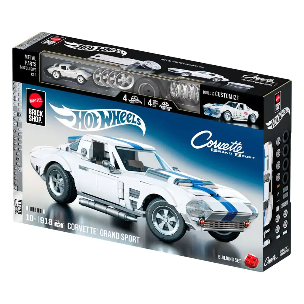 Mattel Brick Shop Hot Wheels Elite Series 1/16 Corvette Grand Sport építőkészlet termékfotó