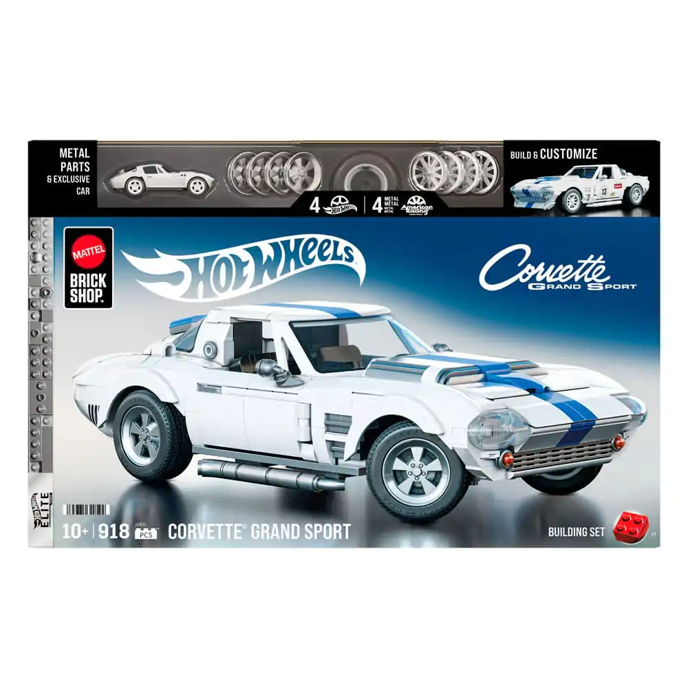 Mattel Brick Shop Hot Wheels Elite Series 1/16 Corvette Grand Sport építőkészlet termékfotó